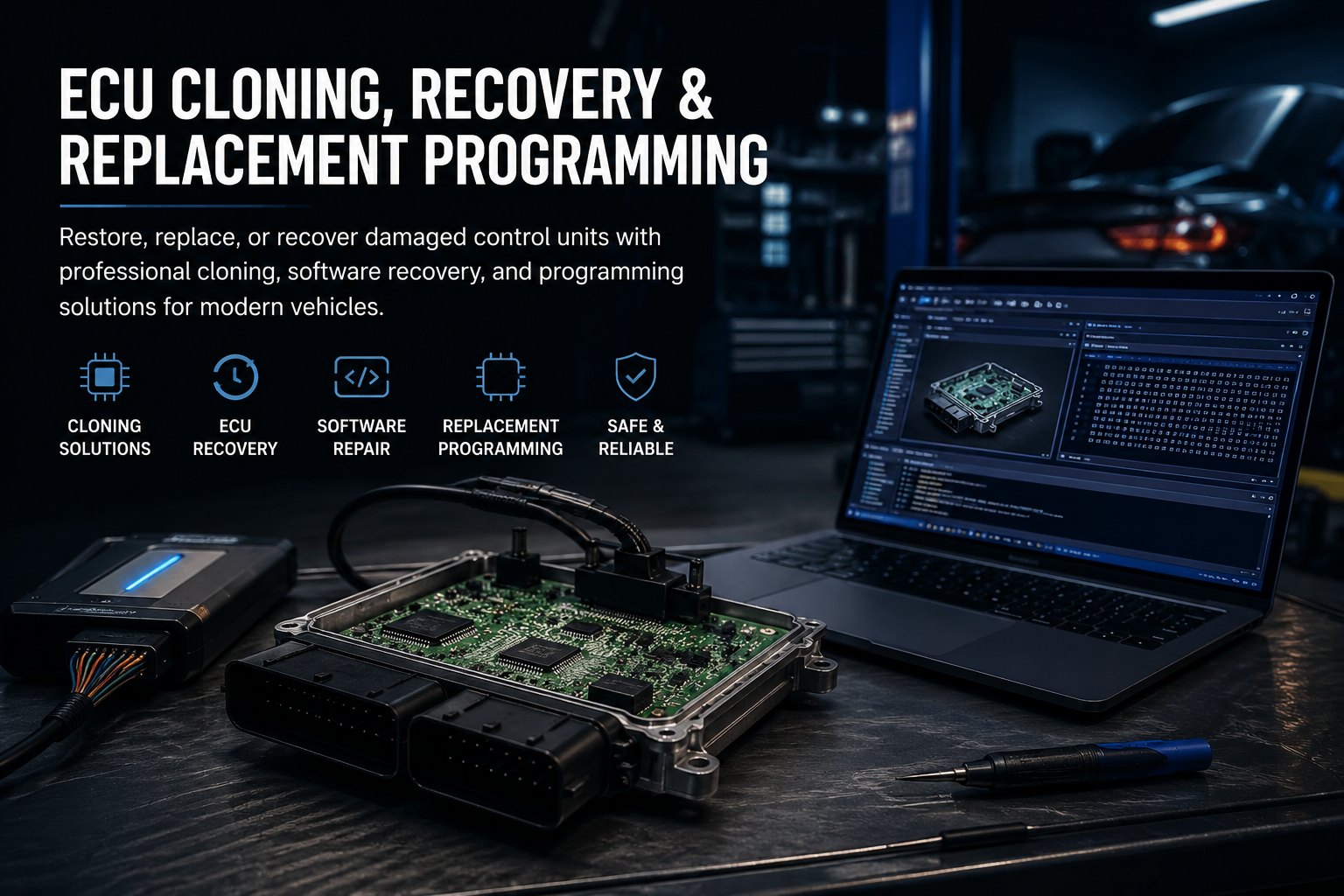 Steuergeräte Klonen Recovery und Ersatzsteuergeräte Programmierung